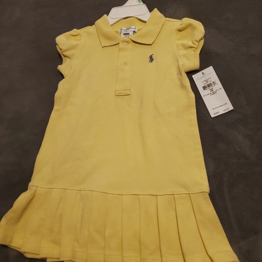 Girls yellow dress